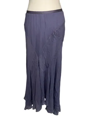 Polo Ralph Lauren Amla Midi Skirt in Lavender Purple 6 Womens Chiffon thumbnail 5