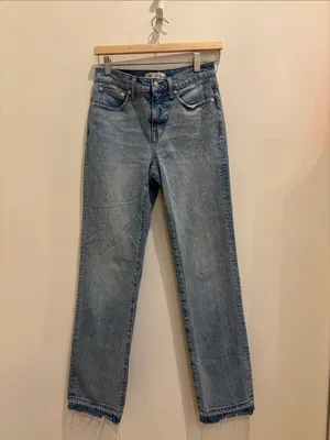 Madewell Jeans Mid-Rise 90’s Straight Light Wash Size 25 thumbnail 2