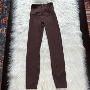 Lululemon Espresso Align High Rise Zip Front Leggings thumbnail 2