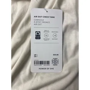 Athleta NWT Ivory Air Out Cinch Active‎ Tank Size S thumbnail 6
