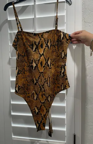 Snakeprint Bodysuit Size M thumbnail 1