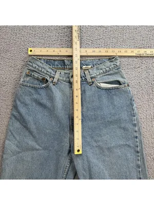 Vintage 90s Levis 512 Slim Fit Tapered Leg Jeans USA Made High Rise Womens 29x30 thumbnail 3
