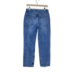 We the Free Women's 28 Distressed Straight Leg High-Rise Ankle Jean thumbnail 2