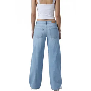 Pacsun Casey Low Rise Baggy Jeans Pale Light Indigo NWT Breakdown Size 27 thumbnail 3