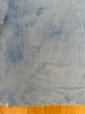 Lululemon Train to Be Mesh Breathable Short Sleeve Blue thumbnail 7