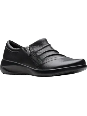 Clarks Kaetlyn Mila Slip-On Loafers 26184137 Black Leather 8M thumbnail 11