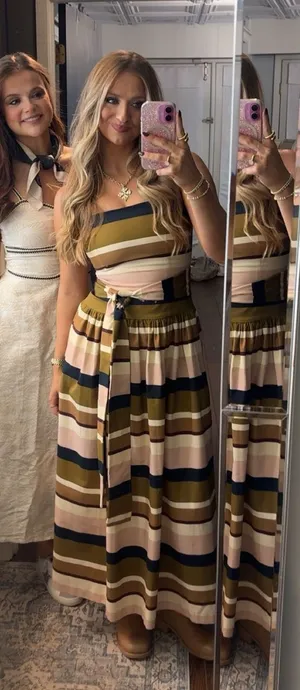 Antonio Melani x Style Bungalow The Luncheon Square Neck Sleeveless A-Line Dress thumbnail 2