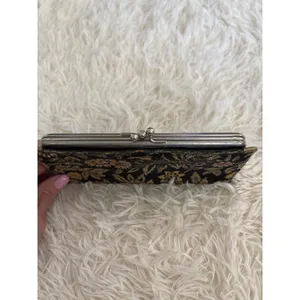 Vintage Baronet Floral Tapestry‎ Clutch Kiss Lock Wallet thumbnail 3