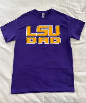 Gildan LSU Dad Shirt thumbnail 1