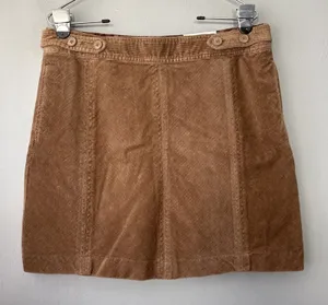 Charter Club Corduroy Skirt Size 12 Brown Academia Country Schoolgirl Y2K Casual thumbnail 1