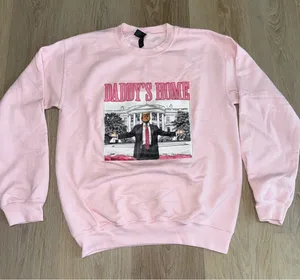 Trump “Daddy’s Home” Pink Oversized Crewneck - Size Small thumbnail 1