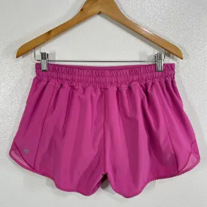 Lululemon Hotty Hot Short II HR 2.5" Women 10 Pink Lychee Running Athletic thumbnail 3