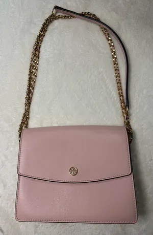 Tory Burch Pink Leather Emerson Envelope Convertible Chain Shoulder Bag thumbnail 5