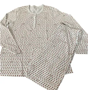 Long Sleeve Texas Hearts Pajamas thumbnail 1