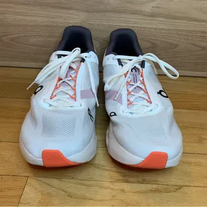 On Cloudsurfer Next Women's Sneakers in White / Flame - Size 12 thumbnail 3