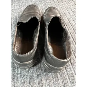 COACH Carla Loafers Women 8 Black Italian Leather Lug Sole Slip On Chunky Shoes thumbnail 12