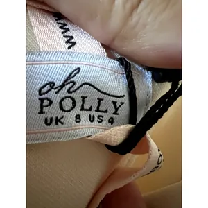 Oh Polly Emeline Corset Strapless Tulle Mini Dress in Ivory Size 4 thumbnail 5