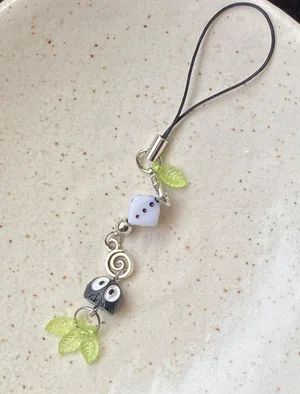 Handmade Kawaii y2k dangle phone charm/strap/bag accessory/keychain/car display⭐️🌀🍬💕 thumbnail 5