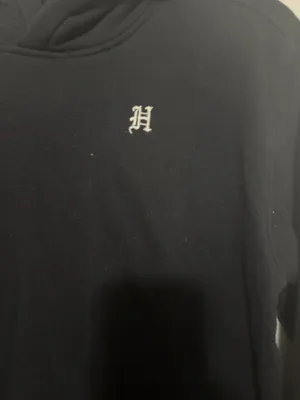 Hollister California Black Hoodie with Los Angeles Script Hood Detail thumbnail 3
