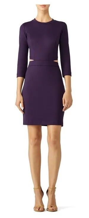 Amanda‎ Uprichard Purple Minka Dress women’s size S thumbnail 1