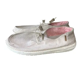 Hey Dude Wendy Chambray Slip On Shoes Sneakers White Nut NWT Womens Size 12 thumbnail 11