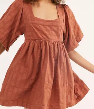 Free People Gigi Puff Sleeve Tunic thumbnail 1