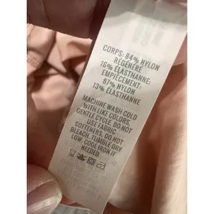 OFFLINE by Aerie Womens‎ XS Peach Cropped Football Jersey Varsity Baby Tee Pink thumbnail 7
