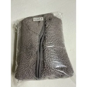 Free Country Womens Small Sherpa Fleece Vest Taupe Full Zip Cozy Outdoor 0584 thumbnail 5