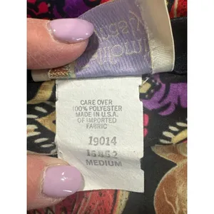 Vintage‎ 90s California Dynasty Satin Floral Slip Dress / Lingerie Nightie M thumbnail 5