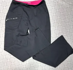 Beyond Scrubs Black XS Medical Scrub Pants with Zipper Pocket - Comfy & Ready to thumbnail 1