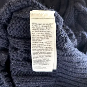 GILLY HICKS Cardigan Womens Blue Button Front Cable Knit Wool Blend‎ Size M Y2K thumbnail 8