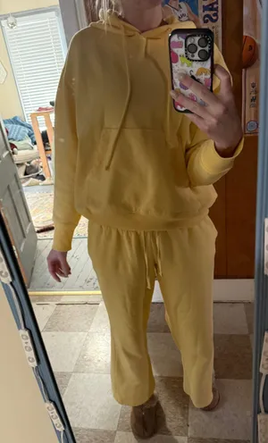 Double Zero Yellow Matching Sweat Set thumbnail 2