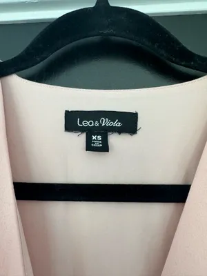 Lea & Viola Pink mini ruffle dress thumbnail 3