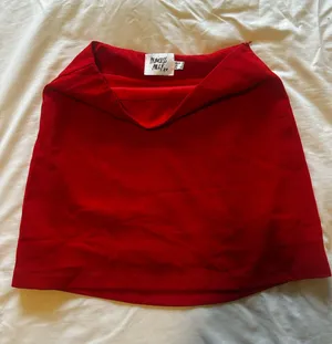 Red Mini Skirt Princess Polly thumbnail 1