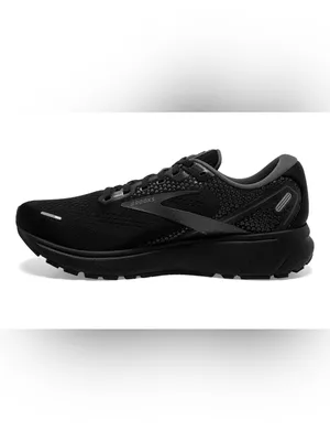 NWOB Women's Brooks Ghost 14 all black running shoes size 6.5 wide (D) thumbnail 3