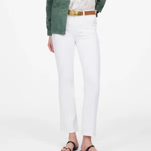 Madewell Mid-rise Kick Out Crop‎ Jeans White 33 thumbnail 5