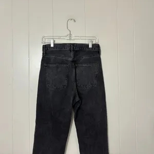 AGOLDE 90s Jean High Rise Distressed Straight Leg Jeans Washed Black Size 24 thumbnail 9