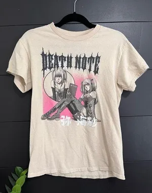 RIPPLE JUNCTION Anime Death Note Graphic Tee Unisex T-Shirt Adult Sz S EUC thumbnail 1