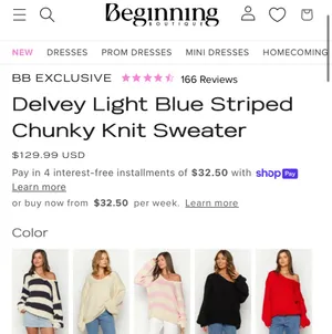 Beginning Boutique Knit Sweater Oversized thumbnail 8