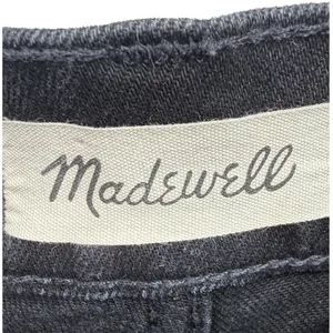 Madewell Womens Perfect Vintage Flare Jeans Black Wash Denim High Rise Size 29 thumbnail 3