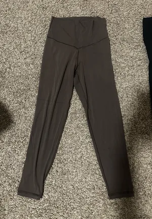 Brown / Taupe Real Me OFFLINE by Aerie Leggings thumbnail 1