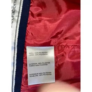 Liz Claiborne Women’s Red Hooded Anorak Jacket Petites PM Mid-Length Zip thumbnail 4