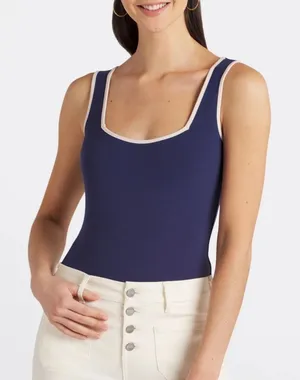 Kaileigh Estelle Square Neck Knit‎ Bodysuit thumbnail 1