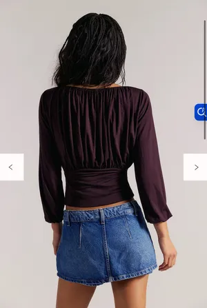Free People Gallivanting Peekaboo Skort thumbnail 7