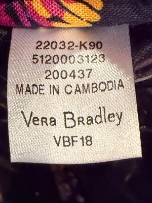 Vera Bradley | Midnight Wildflowers cosmetic case. thumbnail 5