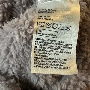 H&M Women’s Fleece Purple Size Small Polyester thumbnail 6