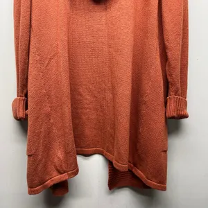 Tahari Open Front Hooded Duster Knit Cardigan Womens 1X Work Travel Outdoor thumbnail 9