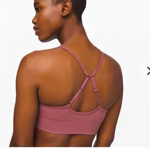 Lululemon Ebb To Street Bra II Moss Rose thumbnail 3