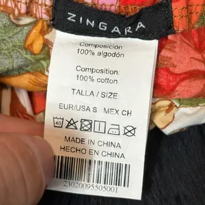 Zingara Swimwear Floral Vibrant Beach Pink Flowing Y2K Bohemian Size Small 26 thumbnail 2