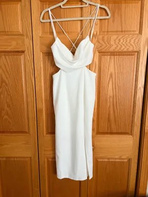 Hello Molly White Midi Dress thumbnail 2
